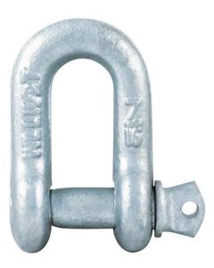 Dee Shackle 11mm Galvanised rated to 1.5 Tonne